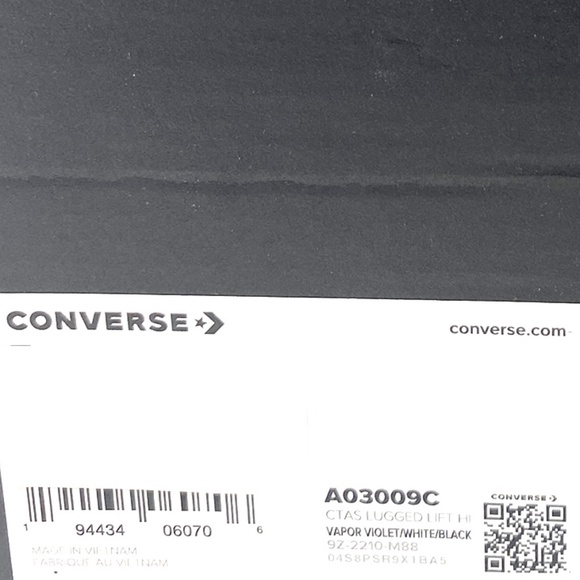 Converse Chuck Lugged Lift Sneakers Hi Synthetic Glitter Women Kids Shoe A03009C - Picture 7 of 8